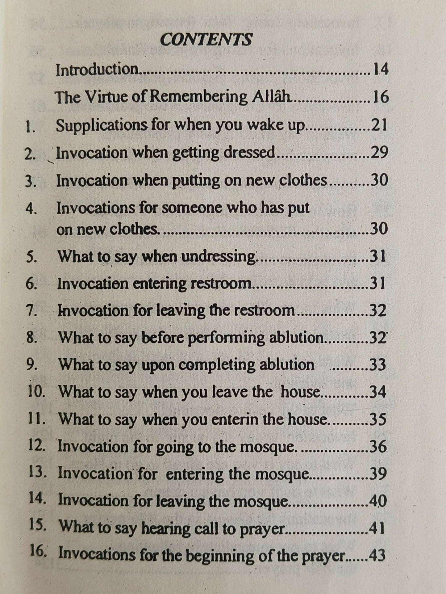 Fortress of the Muslim My Store