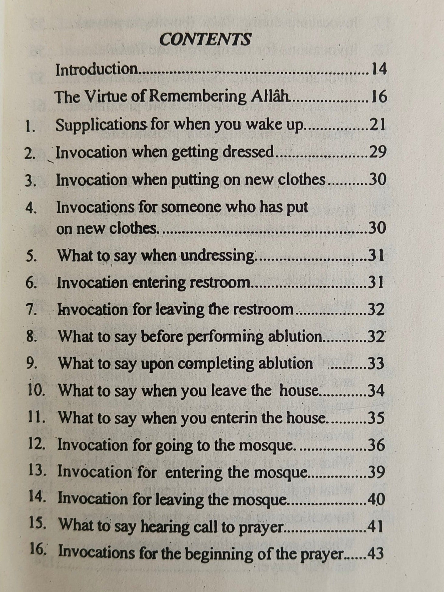 Fortress of the Muslim My Store