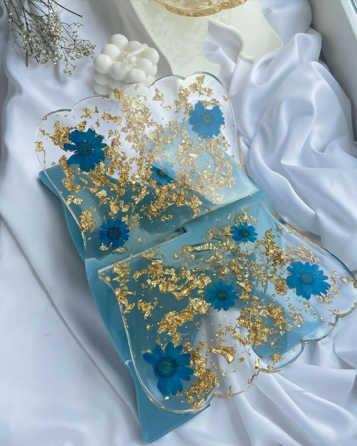 Floral Rihal (Premium Resin Quran Stand) alifthebookstore