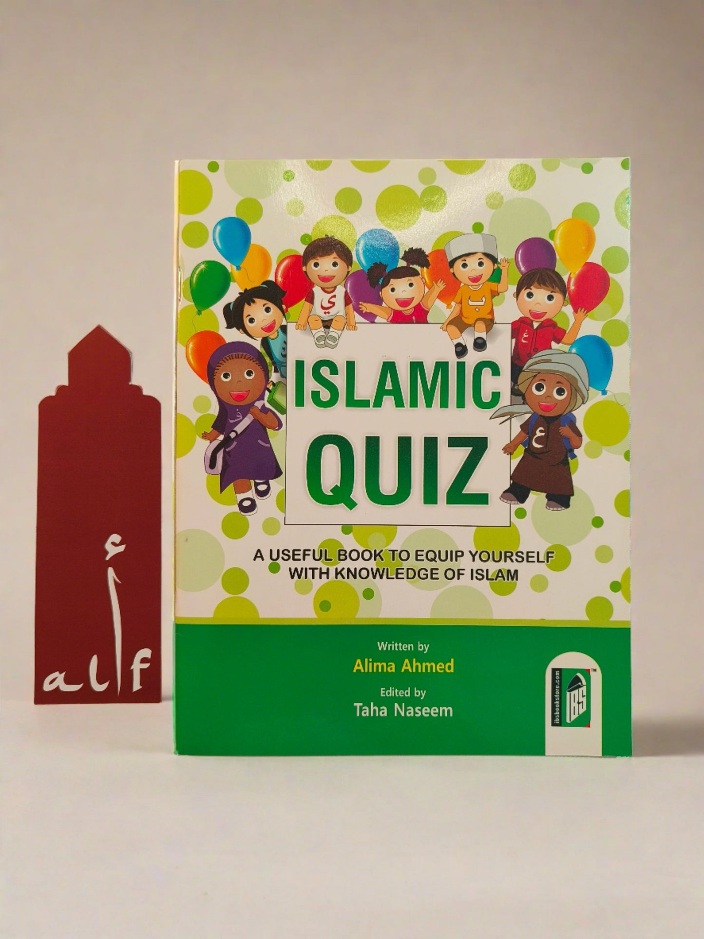 Cover of the Islamic Quiz book by Alima Ahmed – Interactive learning for kids in English