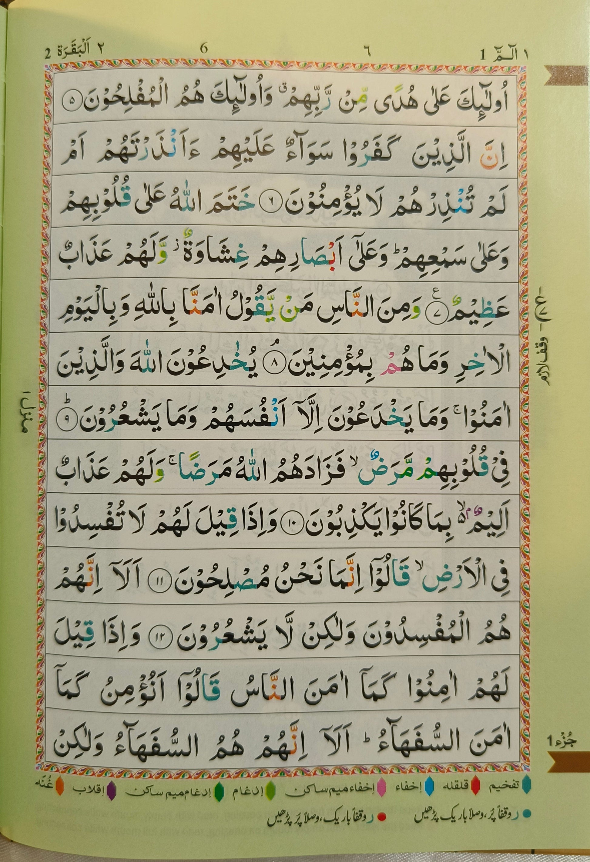 The Holy Quran [Colour Coded Tajweed Rules) - alifthebookstore