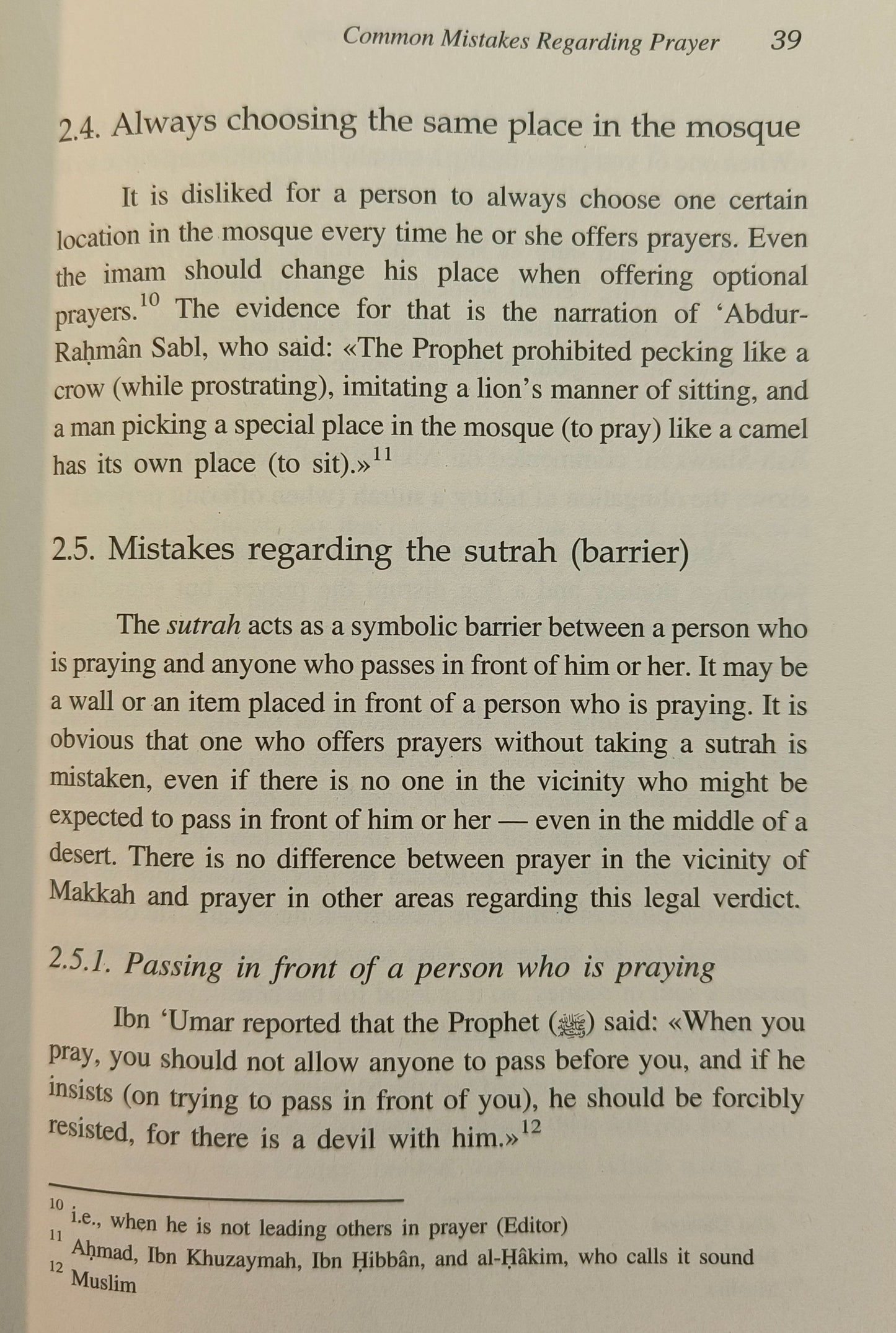 Common Mistakes Regarding Prayer - alifthebookstore