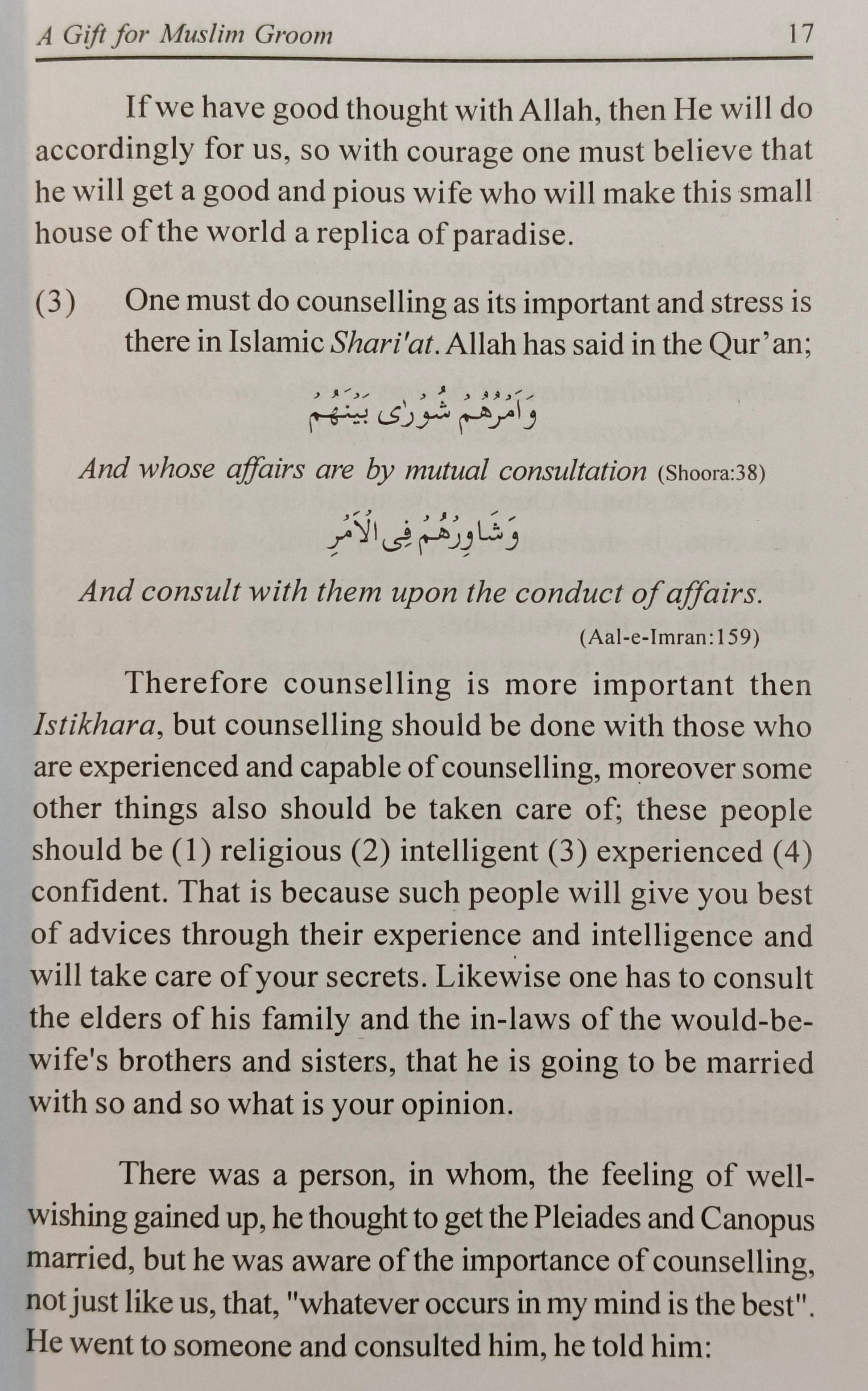 A Gift For Muslim Groom - alifthebookstore