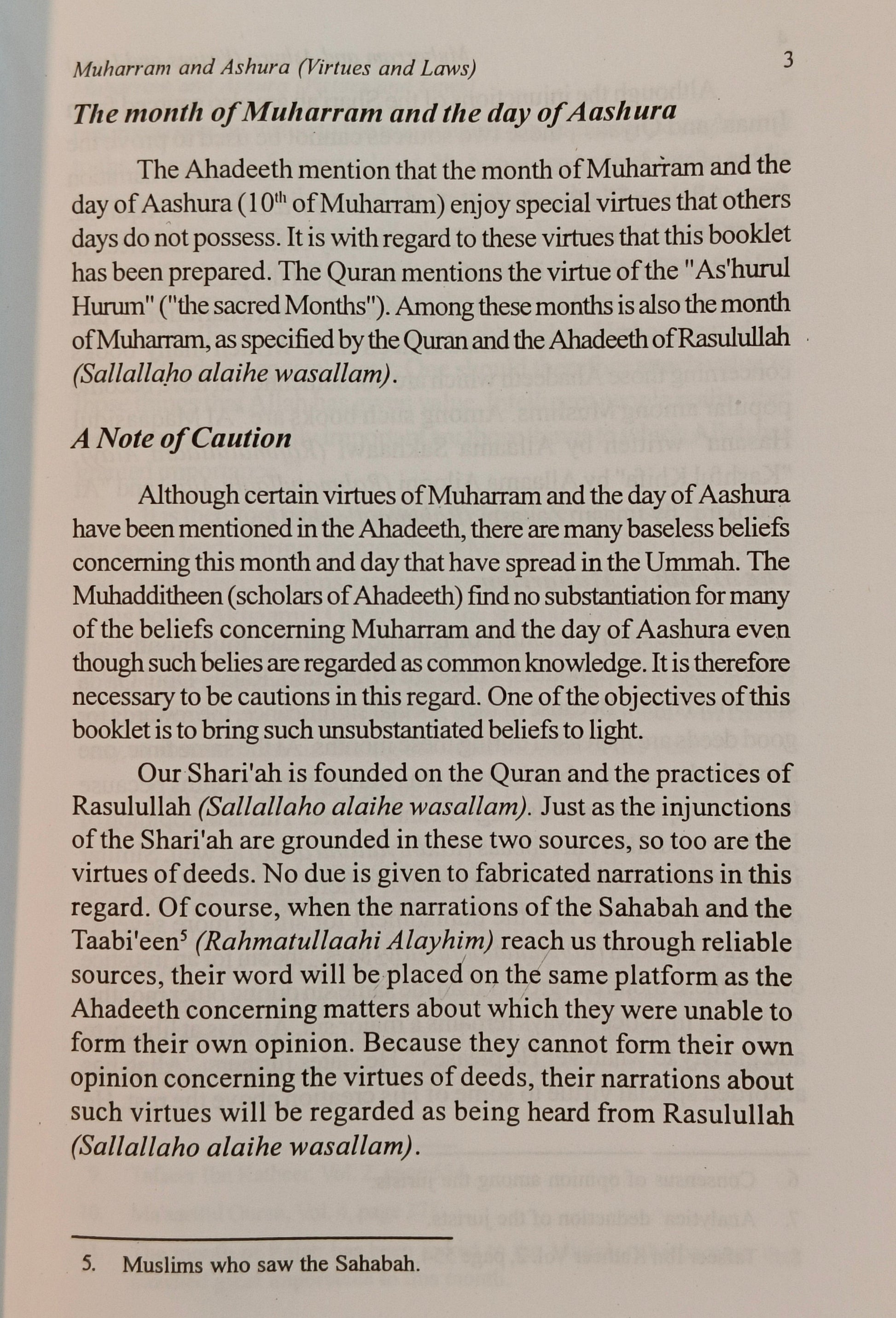 Muharram And AAshura - alifthebookstore