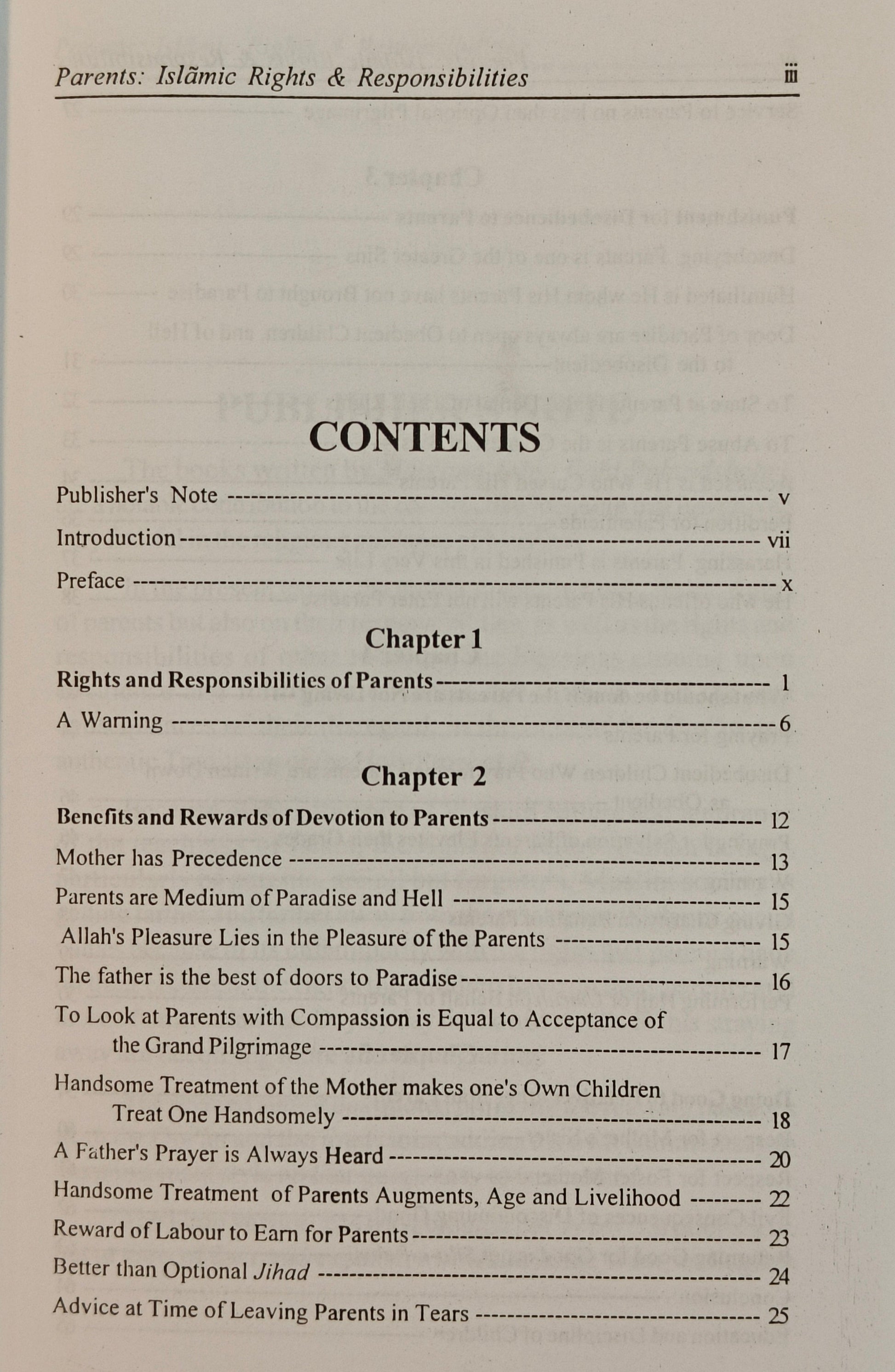 Parents Islamic Rights And Responsibilities - alifthebookstore