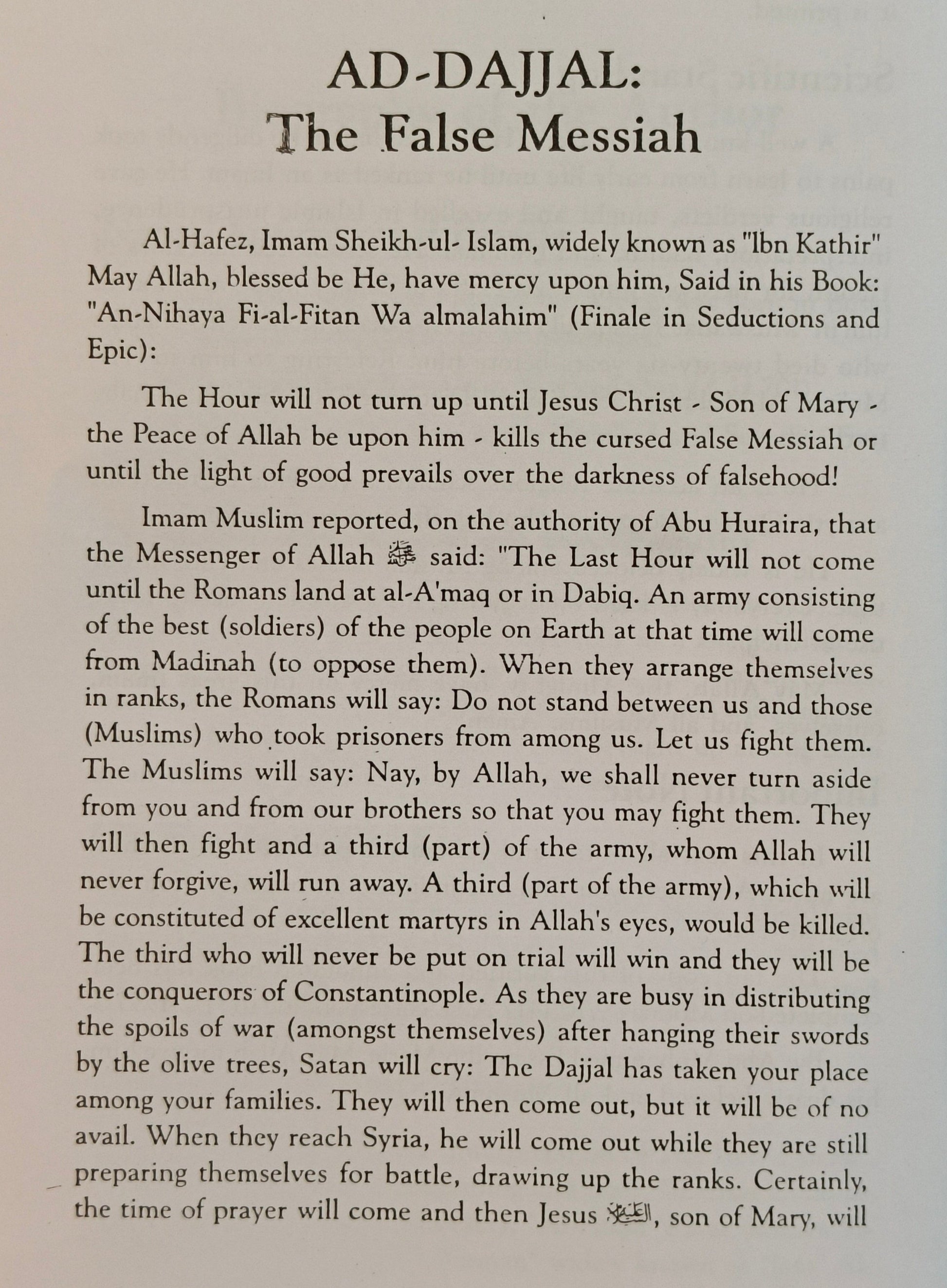 Dajjal The False Messiah - alifthebookstore
