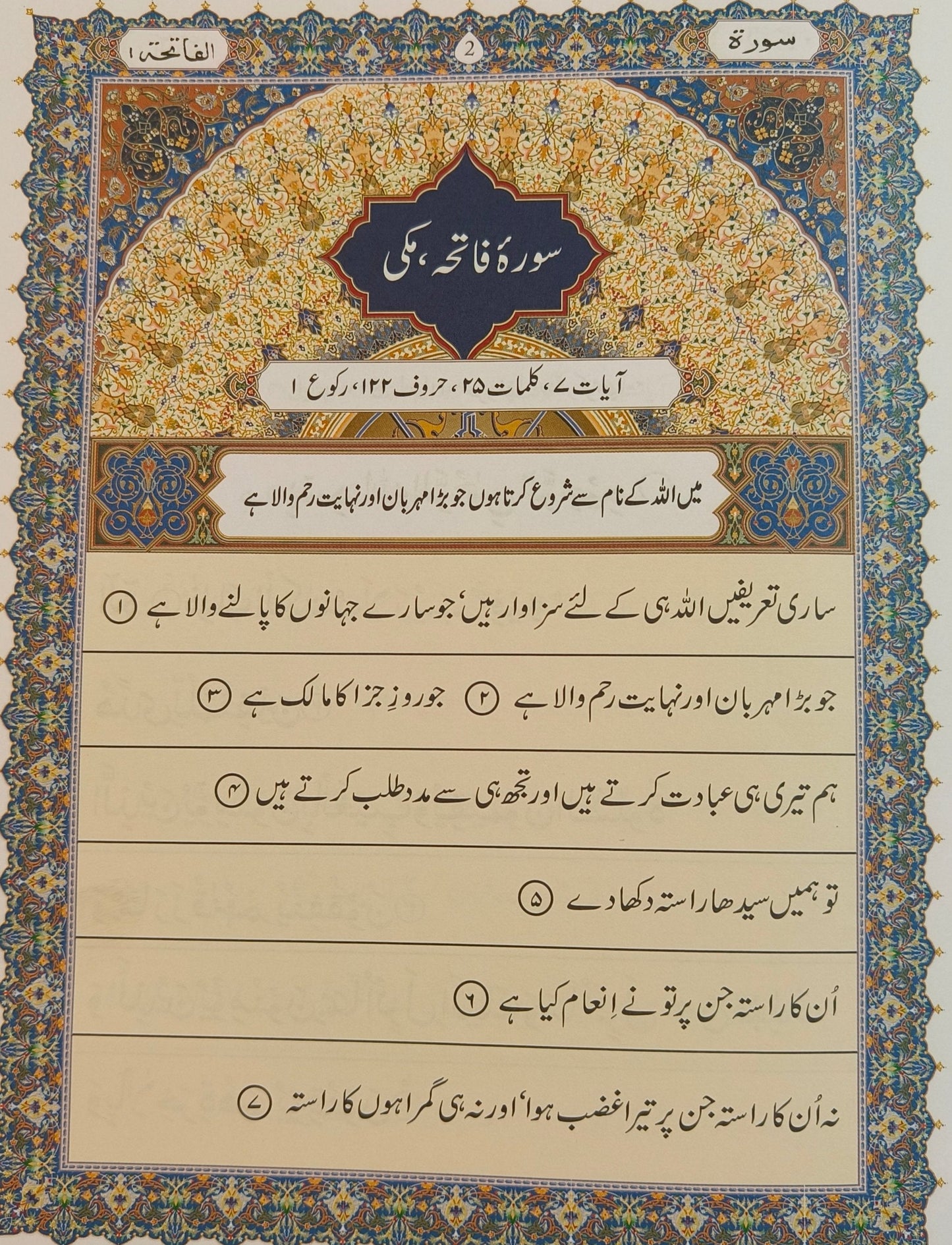 AL Quran AL Mubeen{Translation in Urdu Script - alifthebookstore