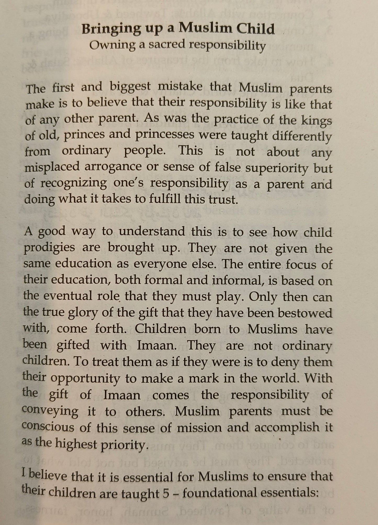 Bringing Up A Muslim Child - alifthebookstore
