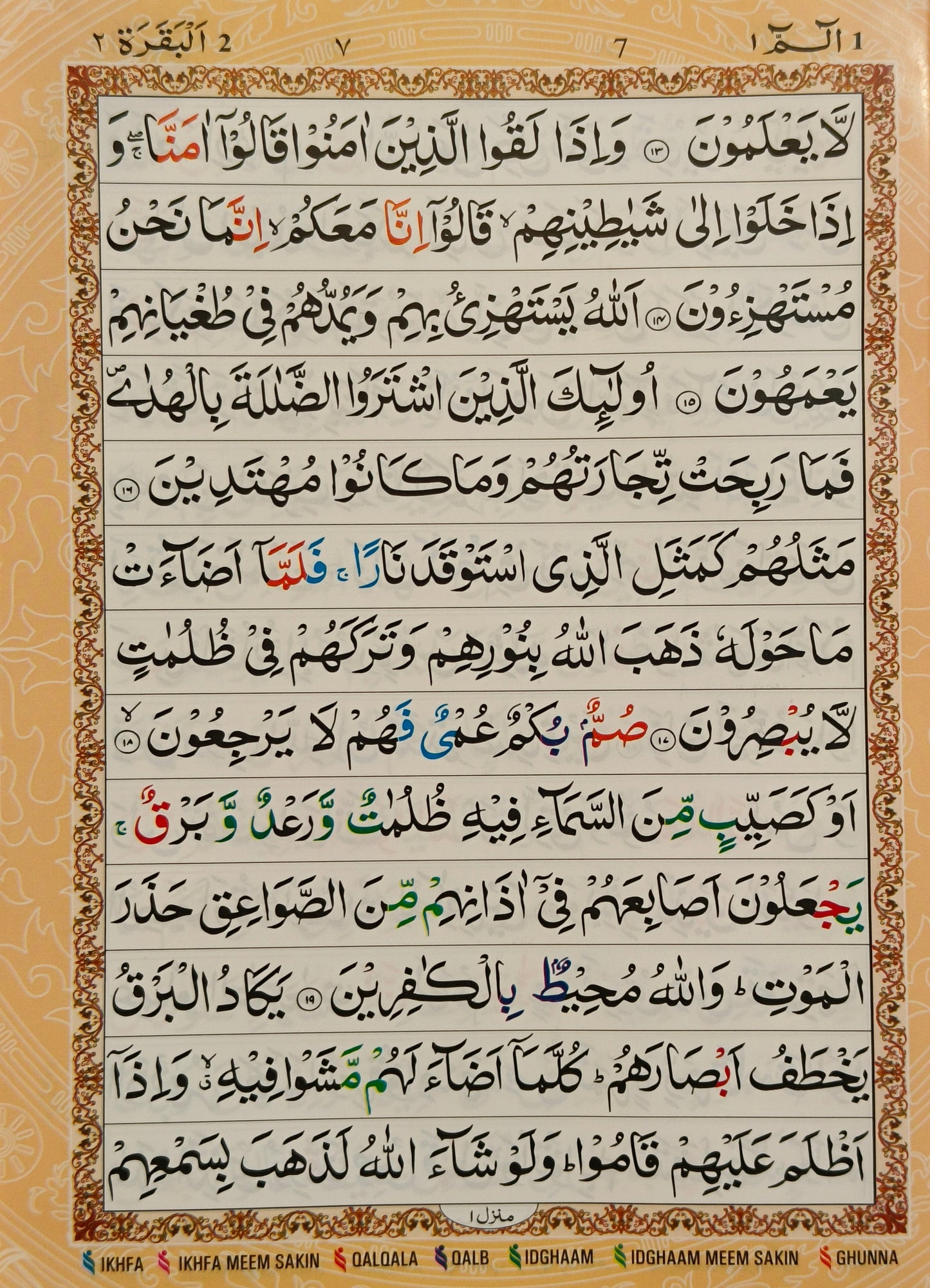 The Quran(Arabic Colour Coded Tajweed Rules} - alifthebookstore