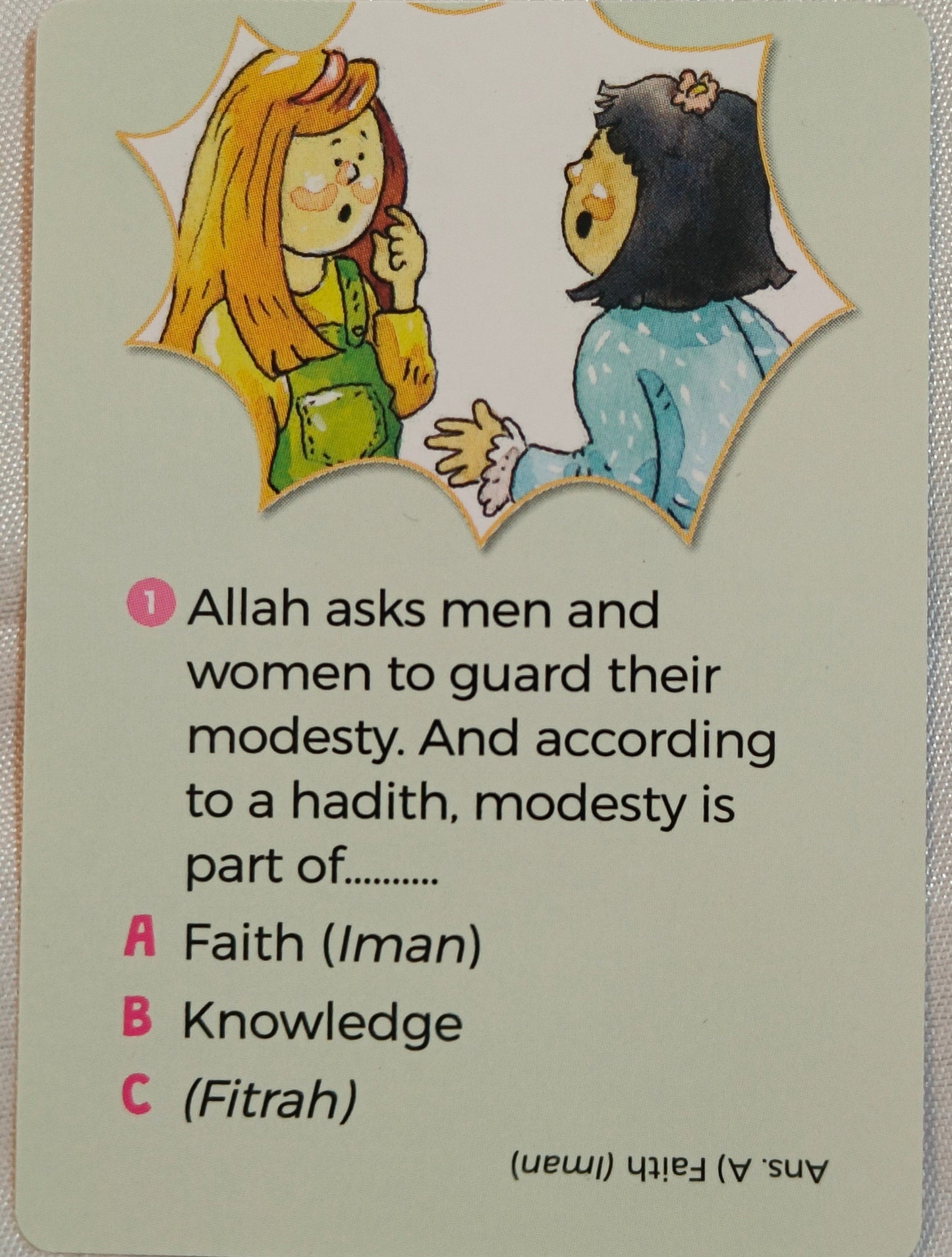 Islamic Teachings Quiz Cards - alifthebookstore