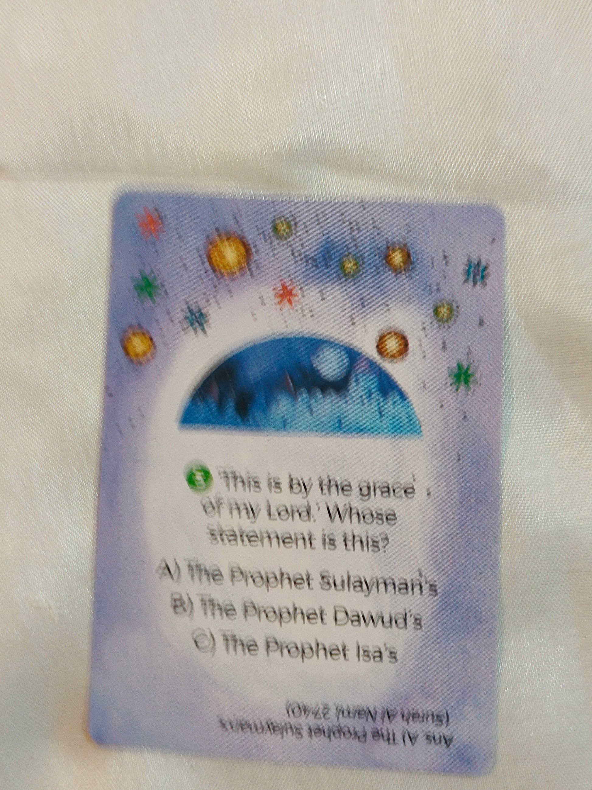 Quran Verses Quiz Cards - alifthebookstore