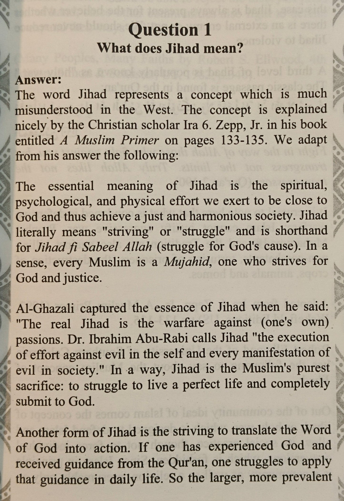 Common Questions People Ask About Islam - alifthebookstore