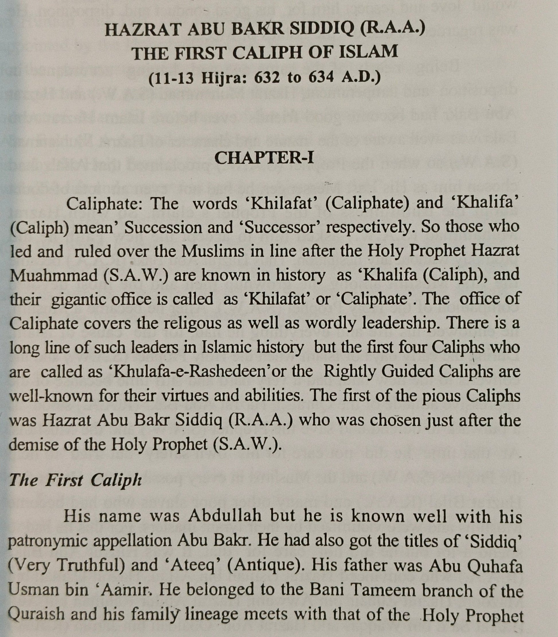 4 Caliphs - alifthebookstore