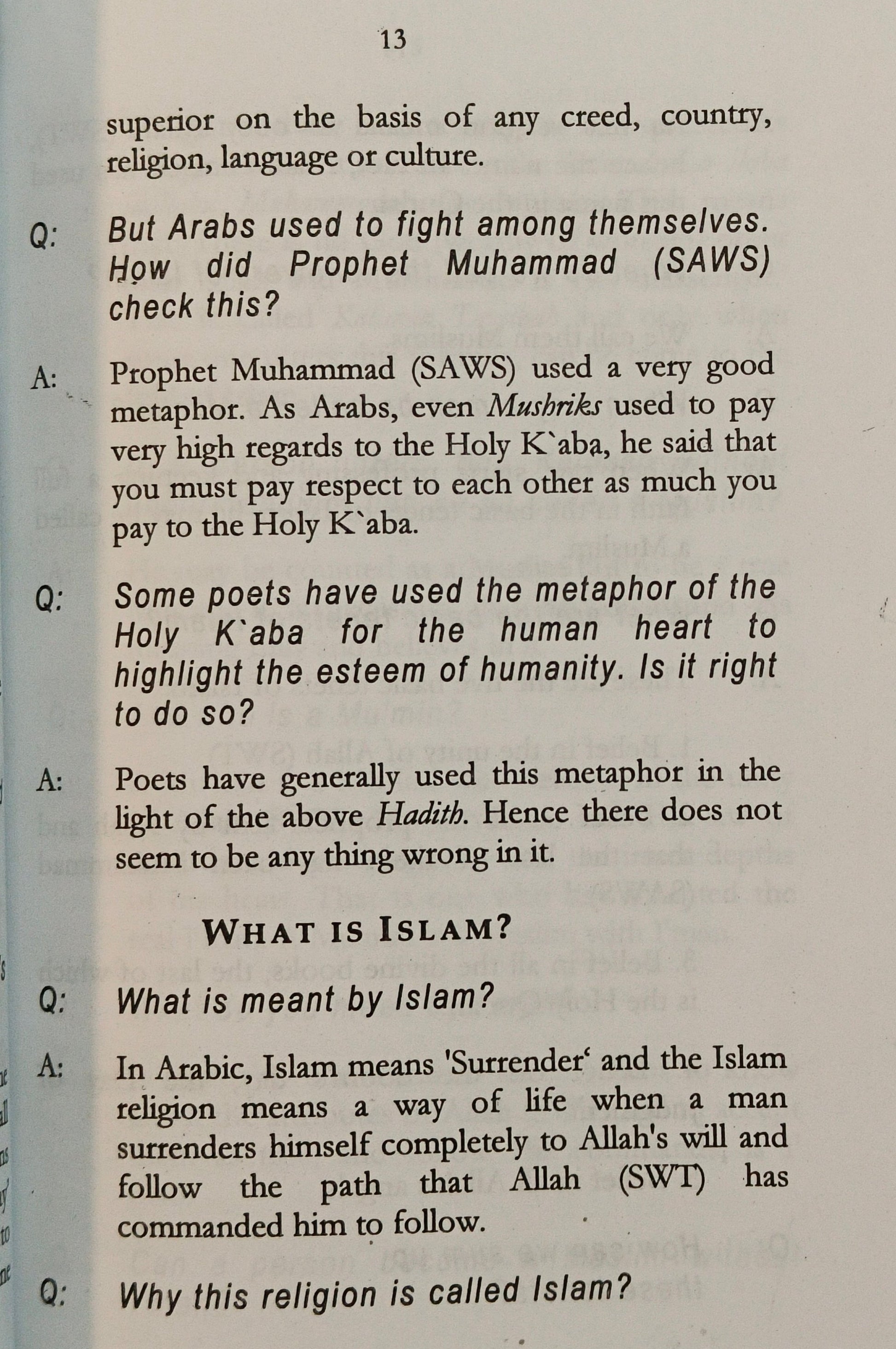 Basic Of Islam Quiz - alifthebookstore