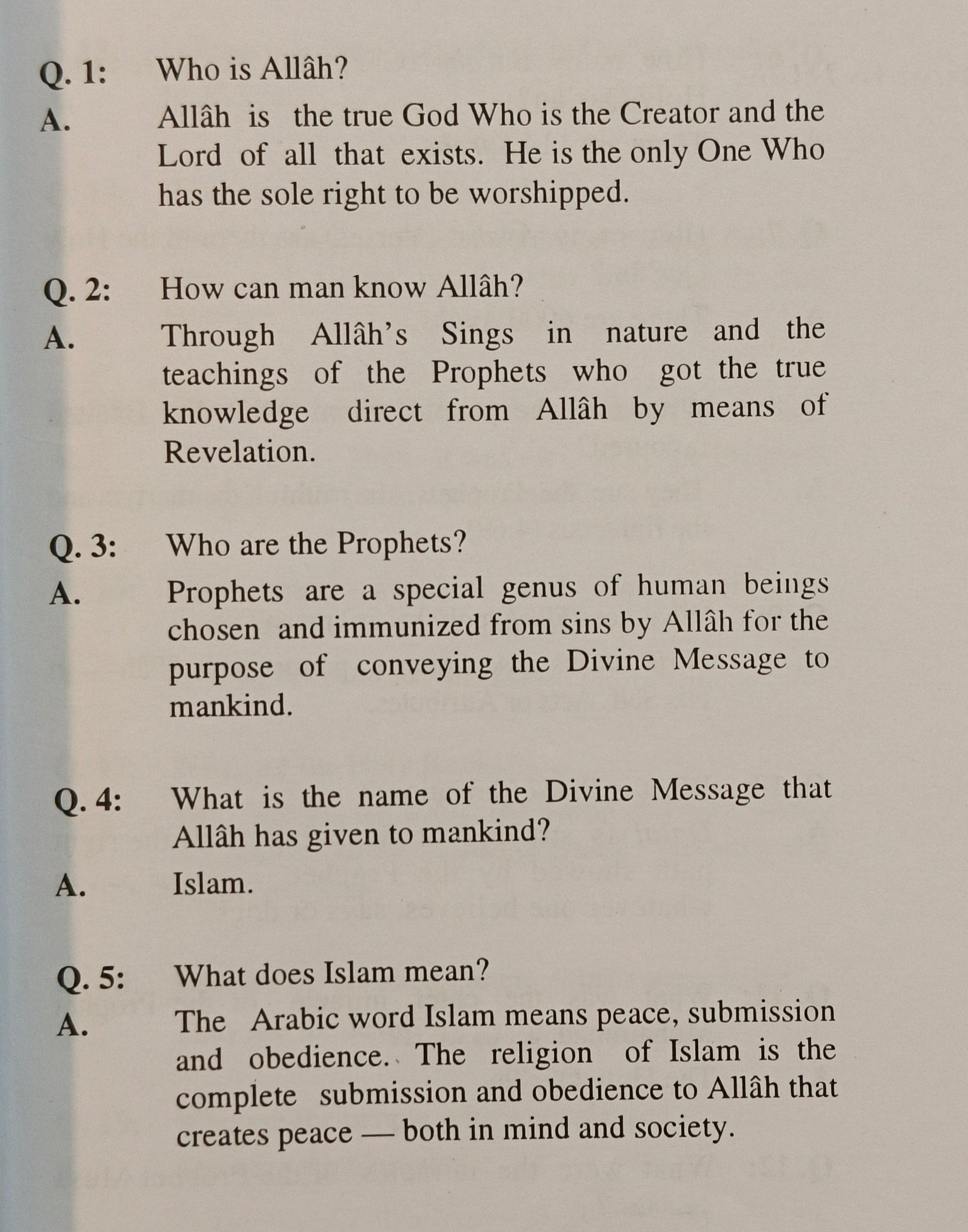 Islamic Quiz - alifthebookstore