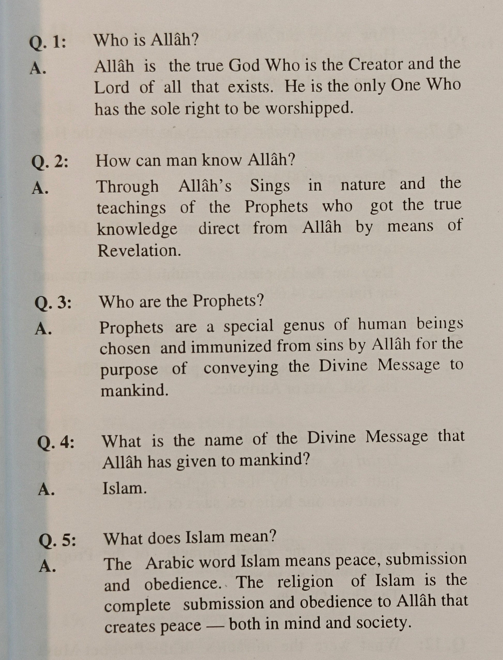 Islamic Quiz - alifthebookstore