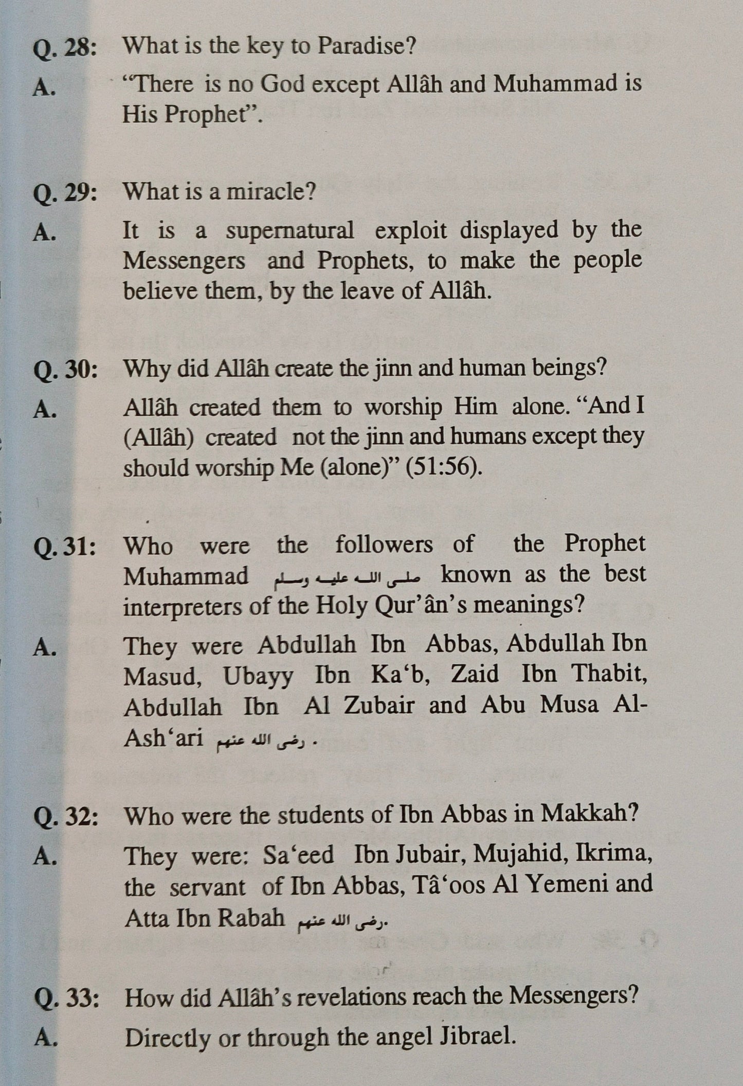 Islamic Quiz - alifthebookstore