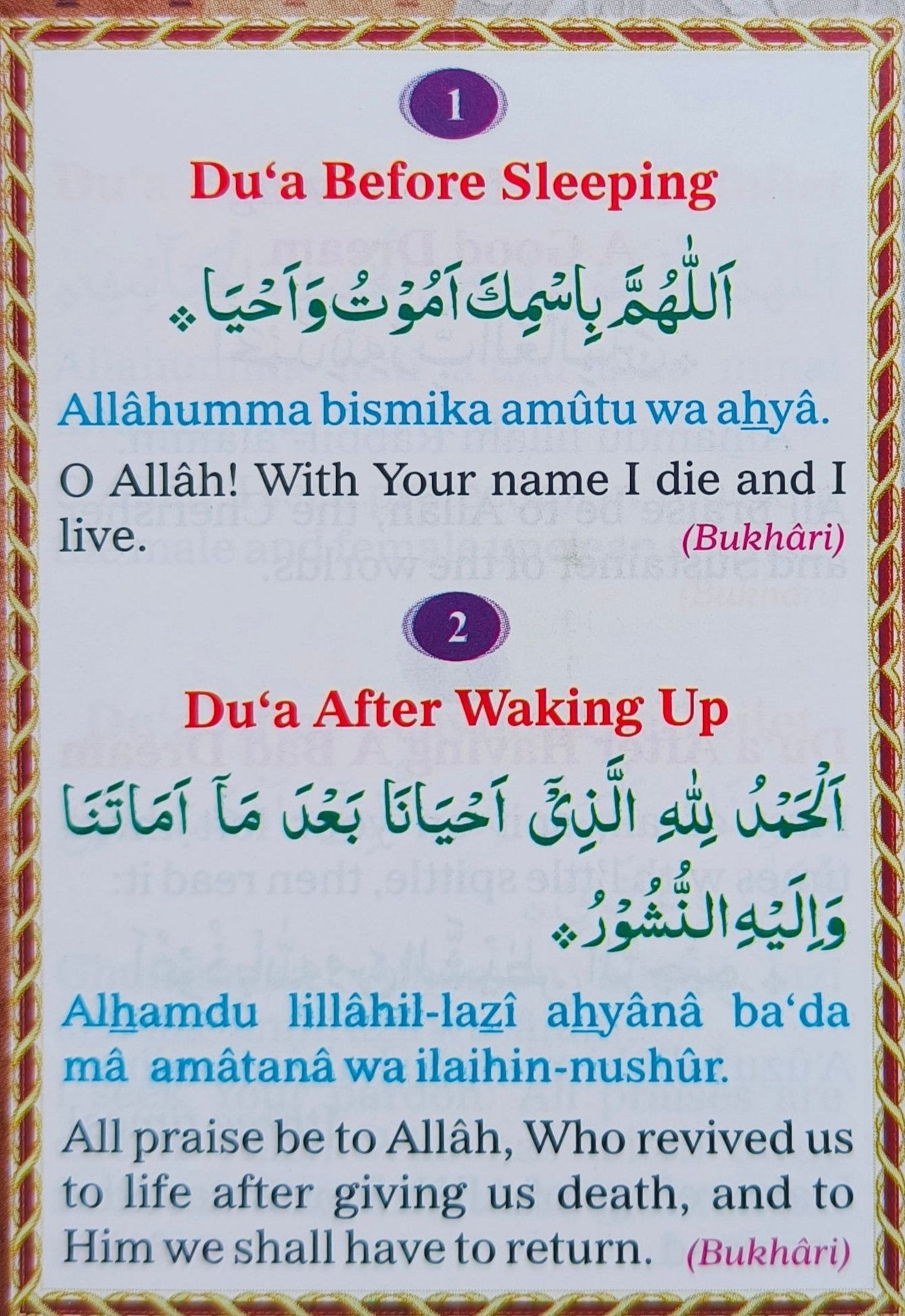 Daily and Occasional Dua - alifthebookstore