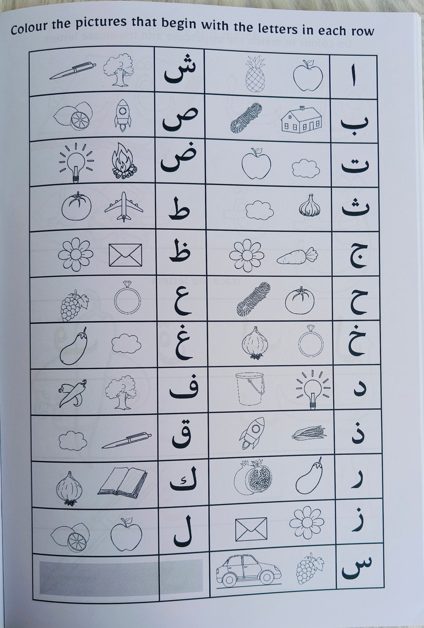 Arabic Alphabet Workbook alifthebookstore