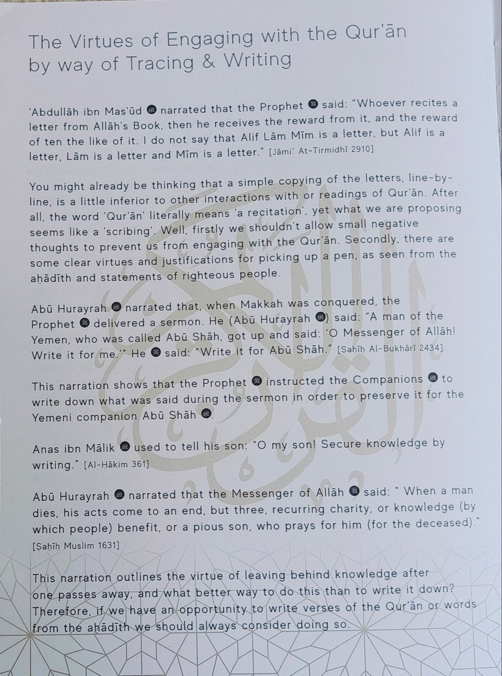 The Tracing Quran Word-for-Word Translation (JUZ 30) alifthebookstore