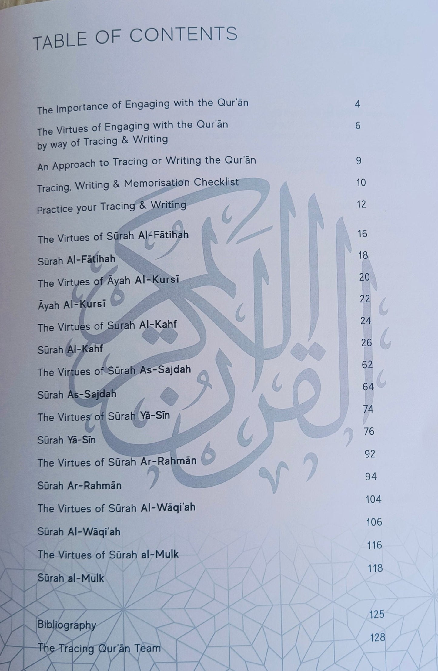 The Tracing Quran Word-for-Word Translation (The Blessed Chapters) alifthebookstore