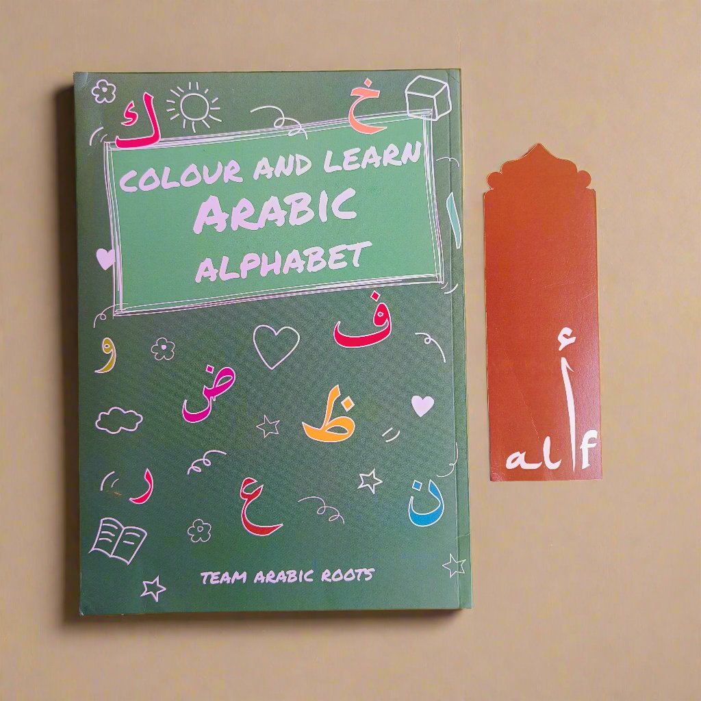 Colour and Learn Arabic Alphabet – Islamic Coloring Book for Kids