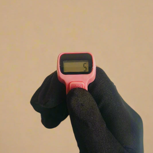 Mini Digital Finger Tasbeeh Counter – Portable Zikr Ring with Display