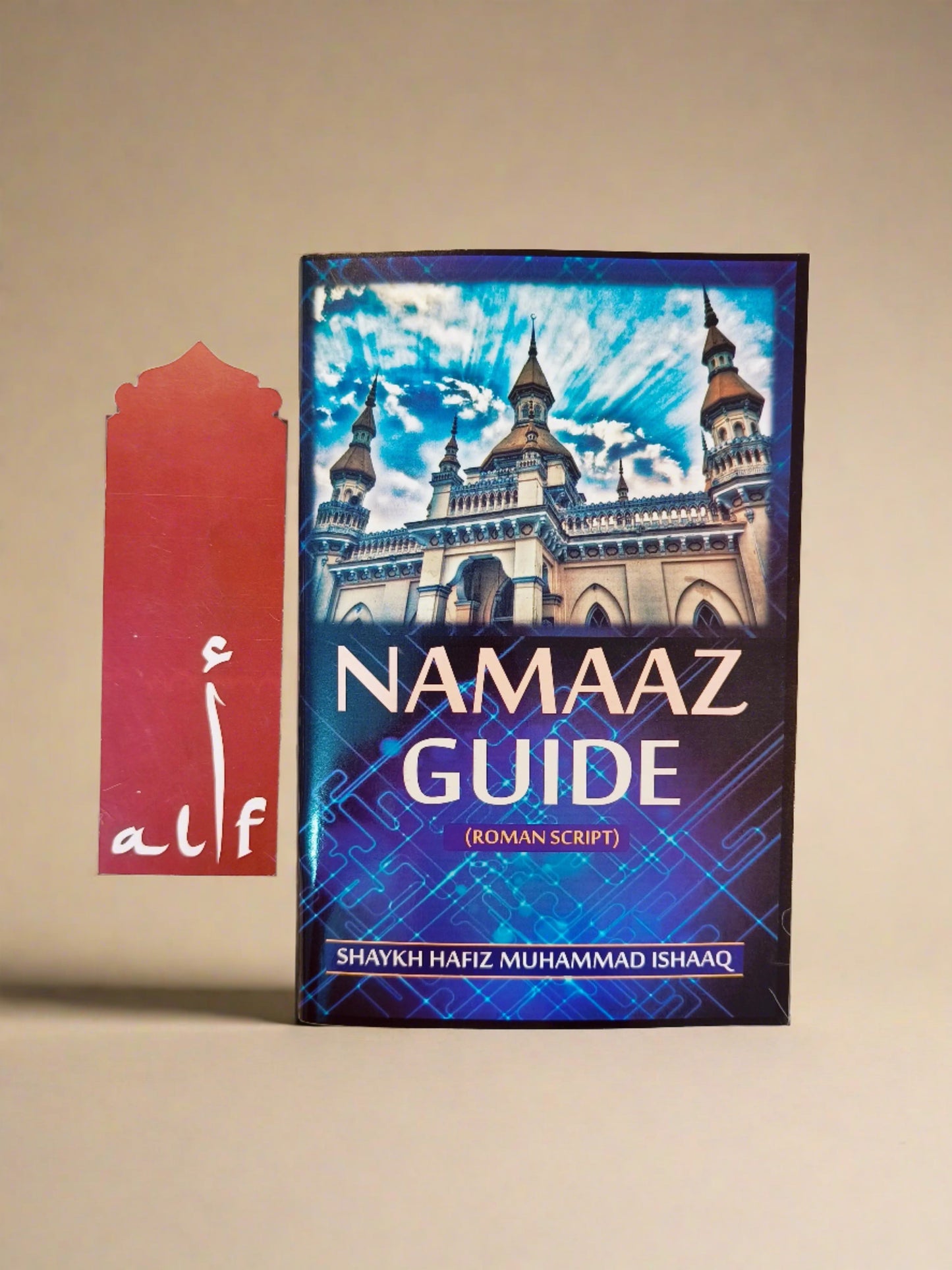 Cover of "Namaz Guide" in Roman Urdu – Step-by-step prayer guide book