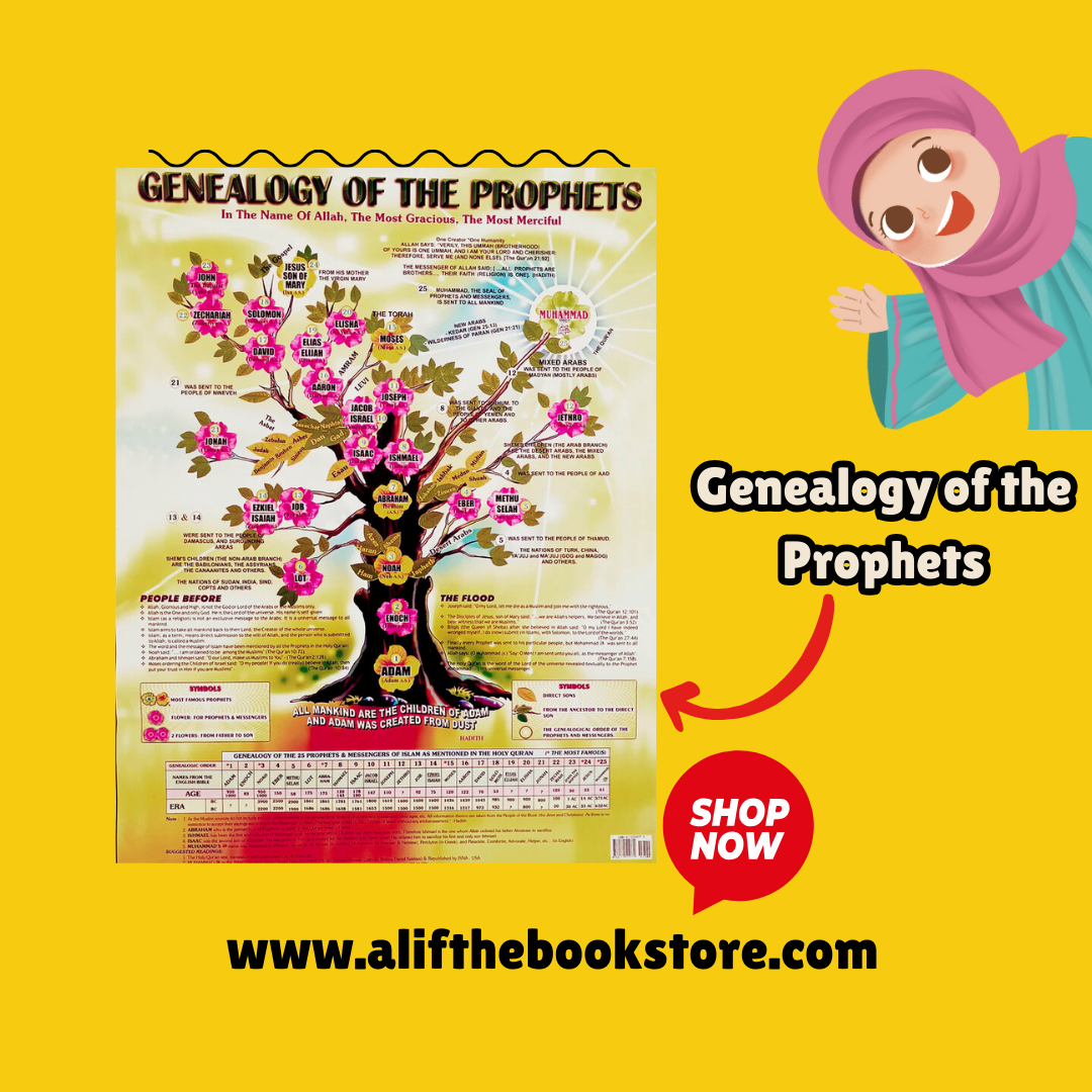 Genealogy Of The Prophets(Chart) alifthebookstore