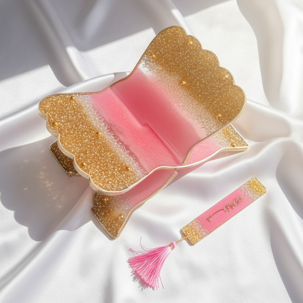 Designer Sequence Rehel & Bookmark Resin Krafts