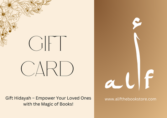 Gift card for muslims alifthebookstore