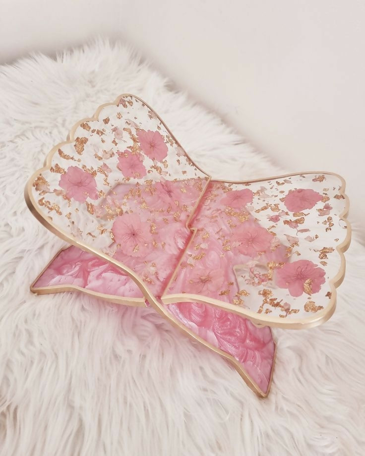 Floral Rihal (Premium Resin Quran Stand) alifthebookstore