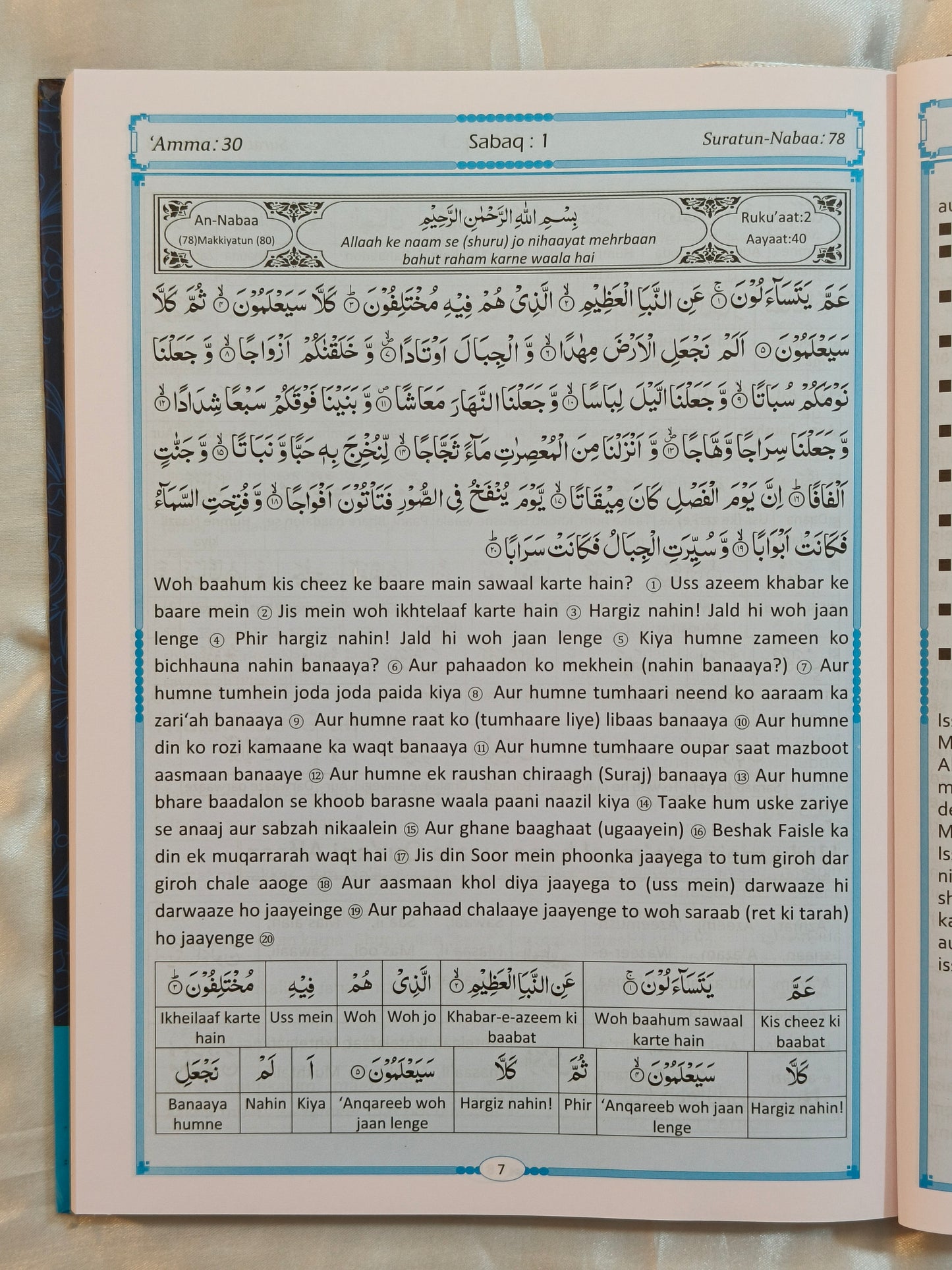 Tafseer Maani Al-Quran Parah 30 (Translation in Roman script}- alifthebookstore