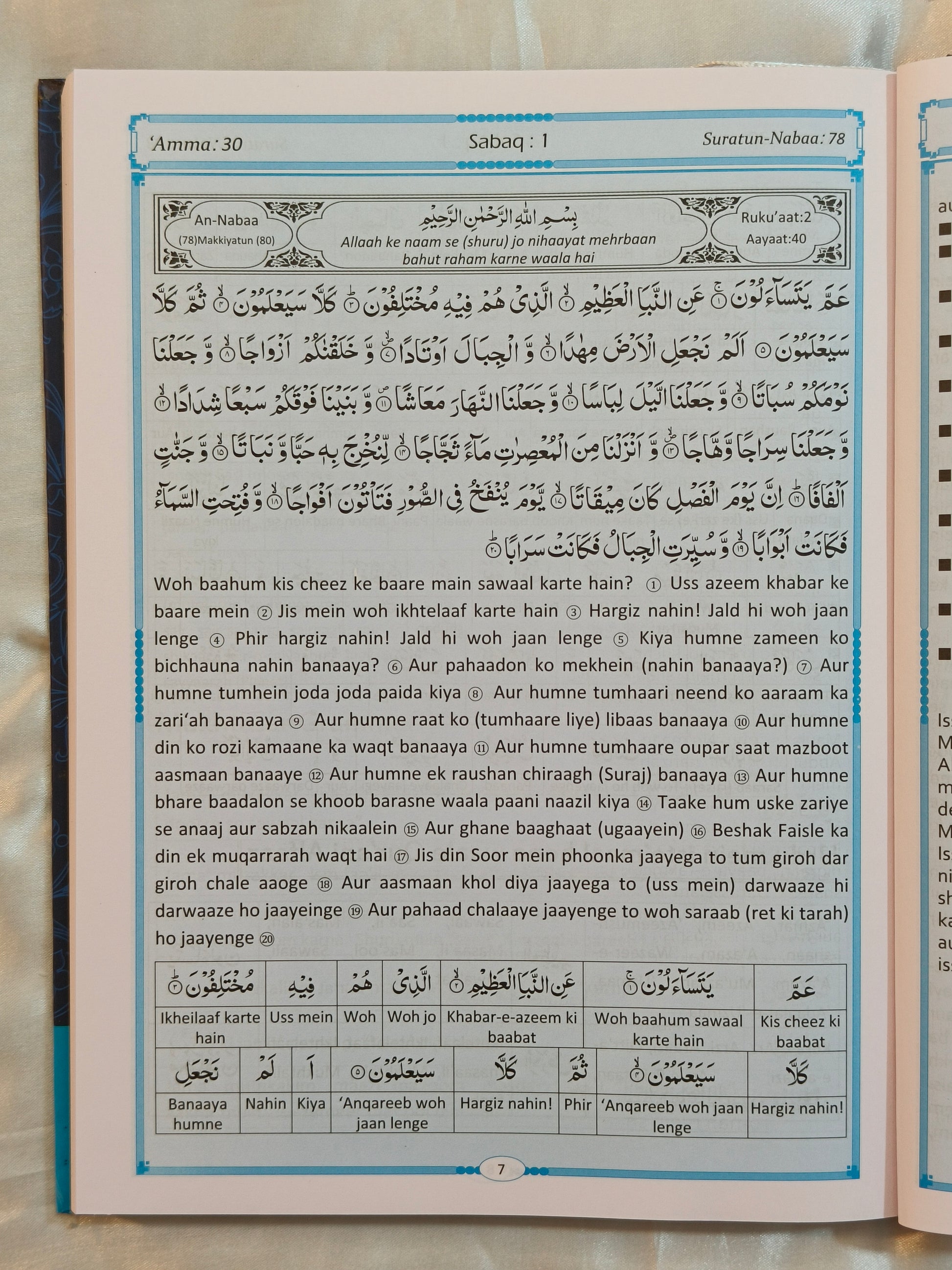 Tafseer Maani Al-Quran Parah 30 (Translation in Roman script}- alifthebookstore