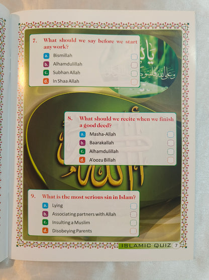 Islamic Quiz for Kids - alifthebookstore