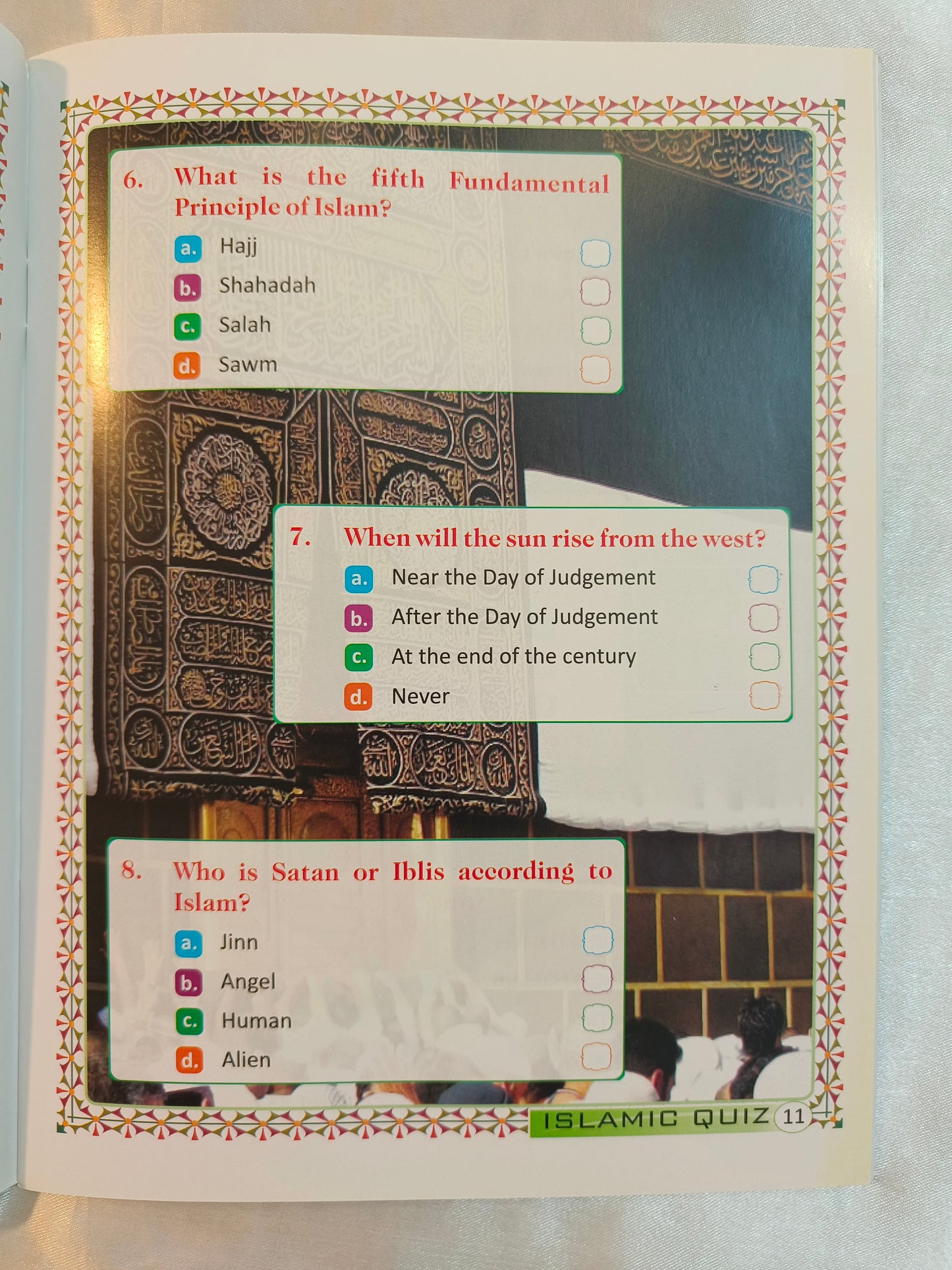 Islamic Quiz for Kids - alifthebookstore