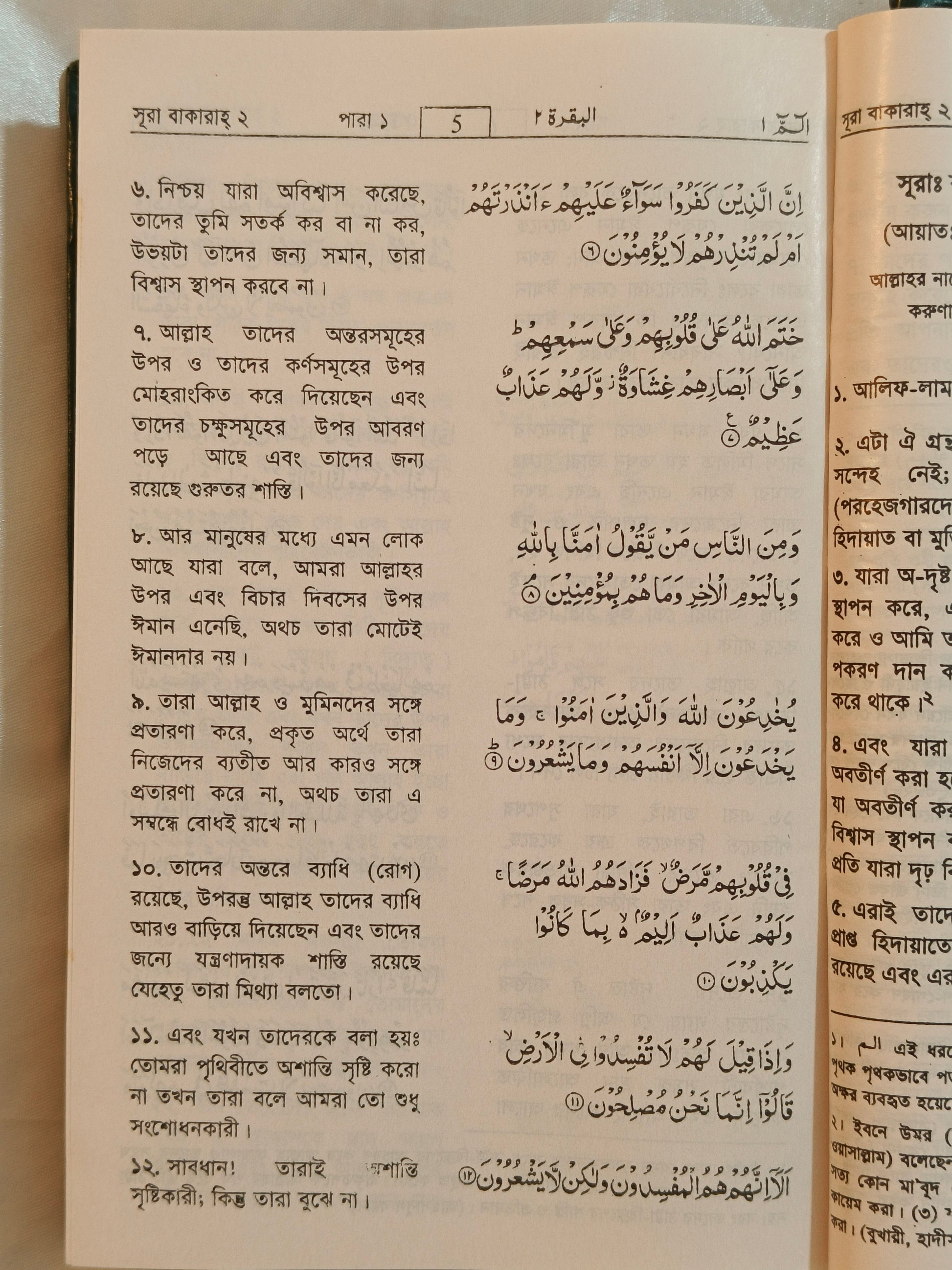 The Holy Quran (Translation in Bengali Script)- alifthebookstore