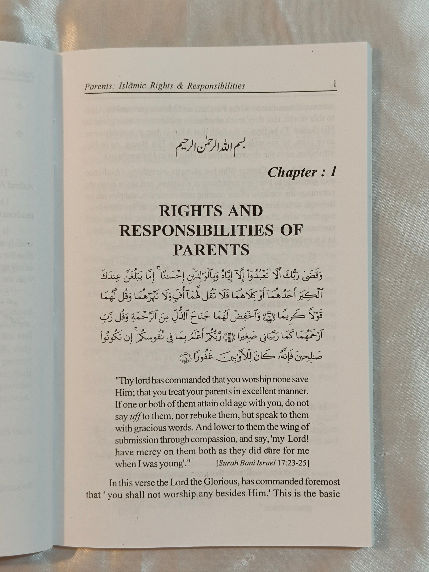 Parents Islamic Rights And Responsibilities - alifthebookstore