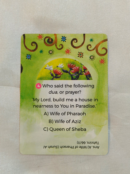 Quran Verses Quiz Cards - alifthebookstore
