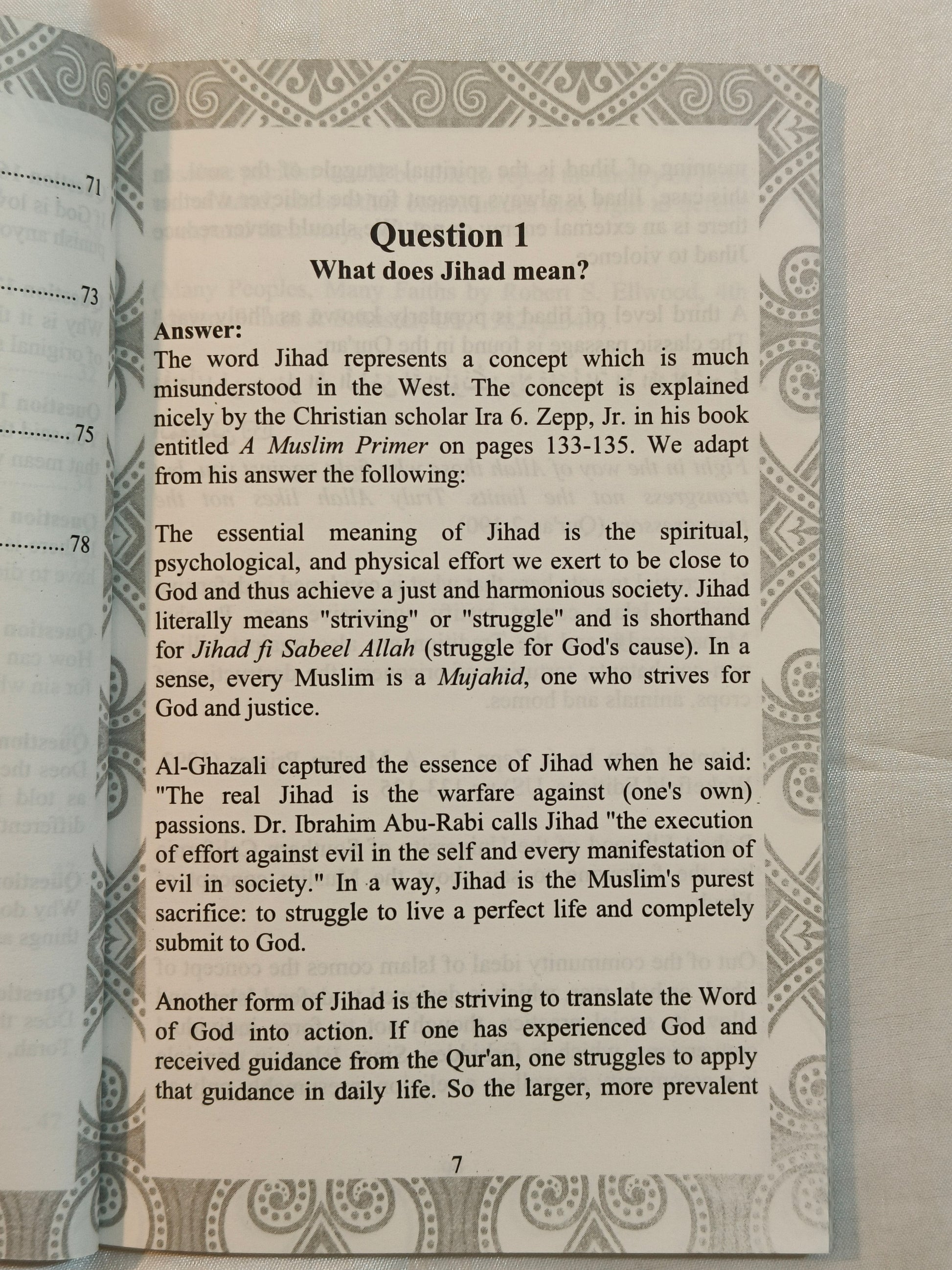 Common Questions People Ask About Islam - alifthebookstore