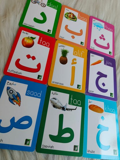 ARABIC ALPHABETS FLASH CARDS WITH WRITING ACTIVITIES - alifthebookstore