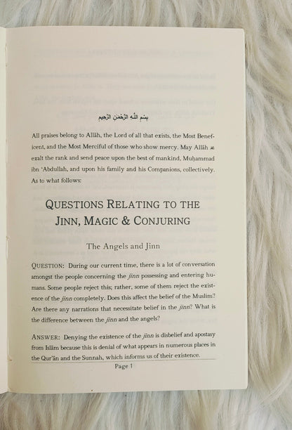 Questions Relating To The Jinn Magic and Conjuring alifthebookstore