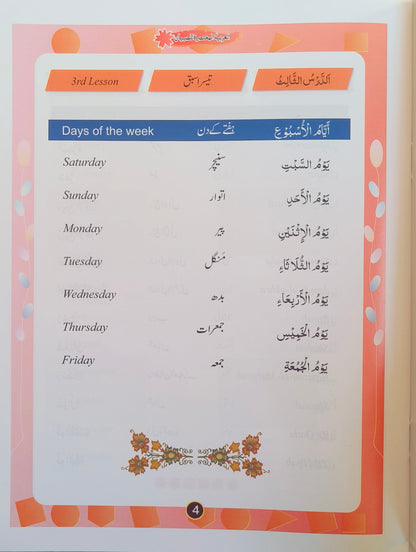 Arabic Learning Book Part 1 and Part 2 alifthebookstore