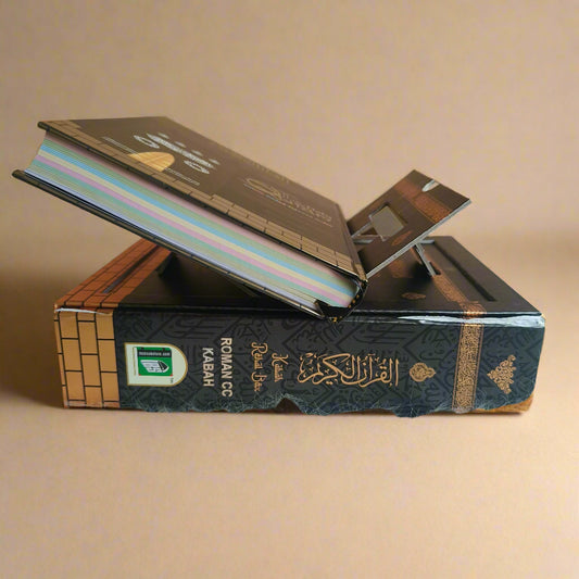 The Quran English Colour Coded Tajweed Rules(Kabah Rehal Box) alifthebookstore