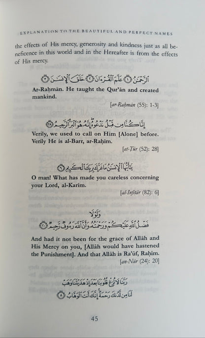 Explanation to the Beautiful and Perfect Names of Allah alifthebookstore