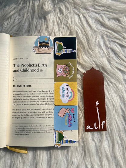 Alif Magnetic Bookmarks(Set of 5) alifthebookstore