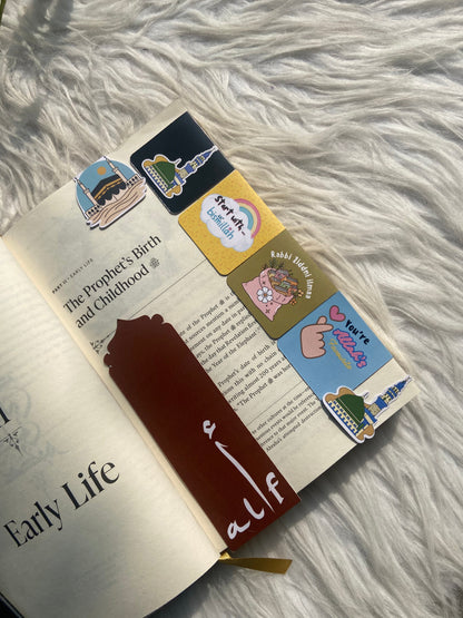 Alif Magnetic Bookmarks(Set of 5) alifthebookstore