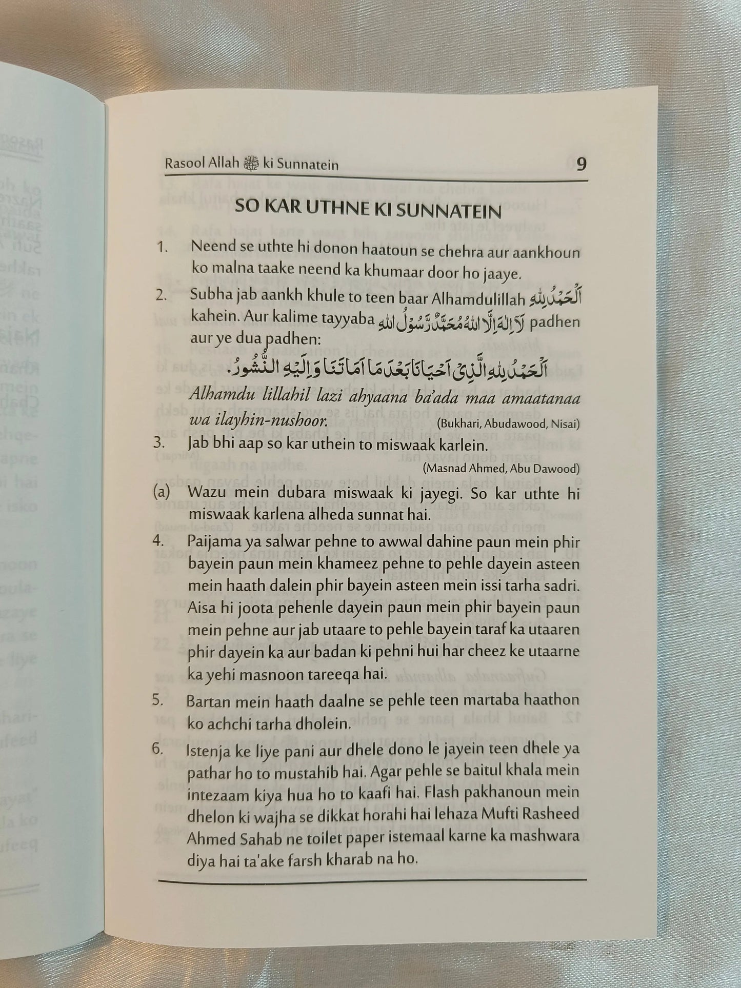 Rasool Allah Ki Sunnatein in Roman English Paperback - alifthebookstore
