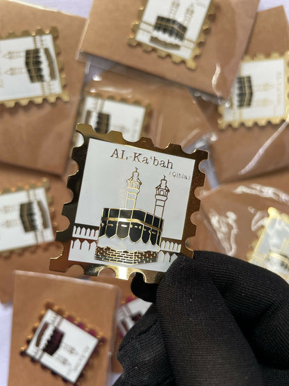 Kaabah Enamel (Brass) Pin/ brooch MS Doodle studio