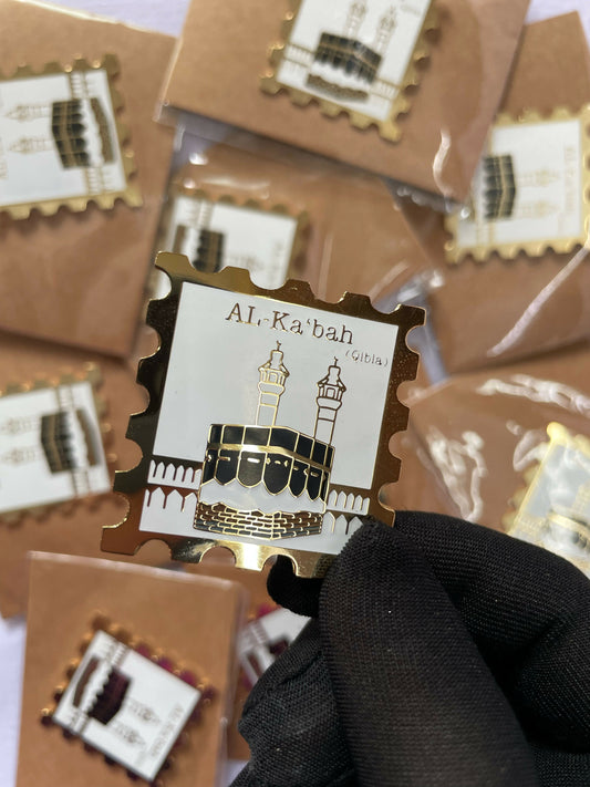 Kaabah Enamel (Brass) Pin/ brooch MS Doodle studio